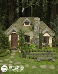 不敢相信的美景 童话般的林间小屋