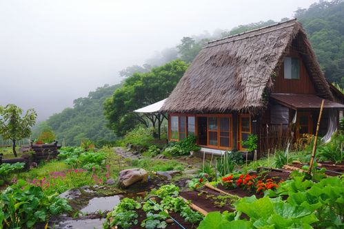 春天农家小屋图片 摄影图 下载至来源处