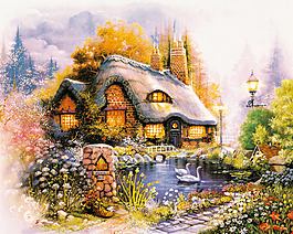 乡村小屋图片