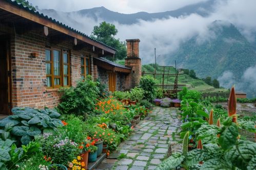 美丽乡村小屋高清摄影大图 摄影图 下载至来源处