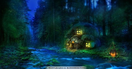 森林小屋