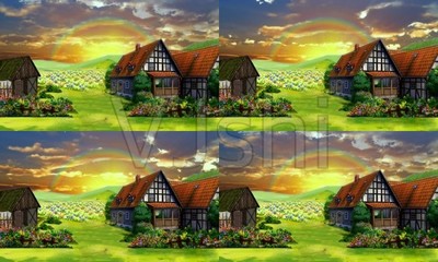 彩虹小屋_960X576_高清视频素材下载(编号:2460678)_舞台背景