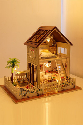 【diy小屋巴黎公寓 北欧假日】-手工DIY制品_玩具/模型/动漫周边/DIY_百货_手工制作/创意DIY-飞越动漫-蘑菇街优店