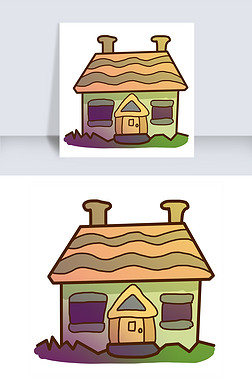 卡通可爱小房子