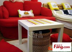 现代简约二居室86.6平米5.3万 远洋天地二期装修案例 青岛房天下家居装修网