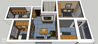 阳光小屋 装修设计效果图 武长生设计师作品