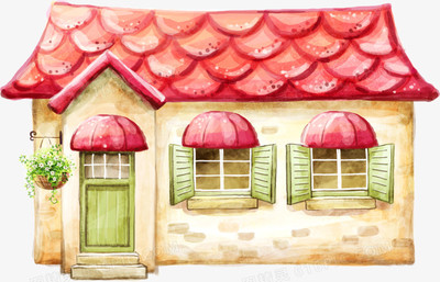 卡通小屋图片免费下载 PNG素材资源推荐