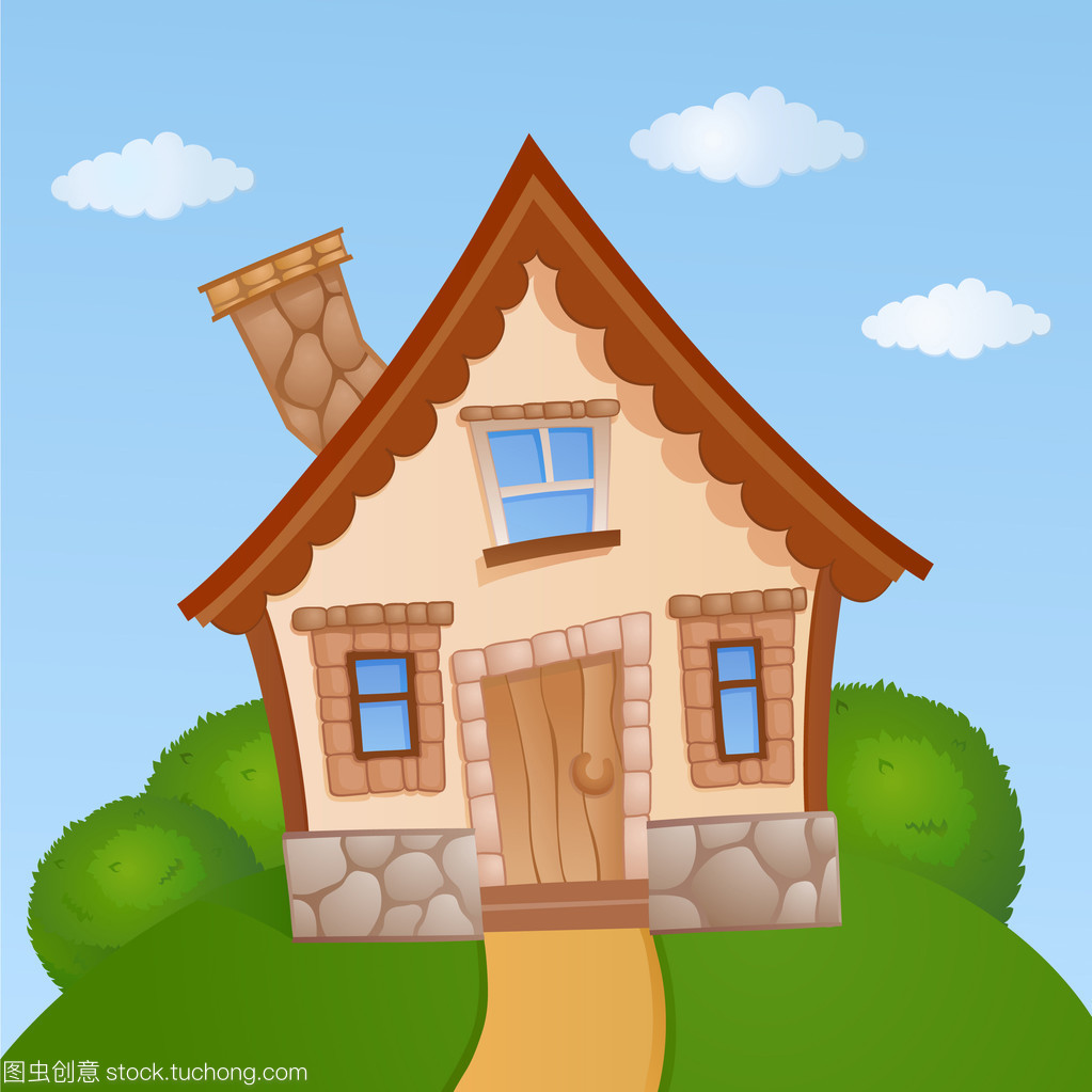 简朴而温暖的小屋