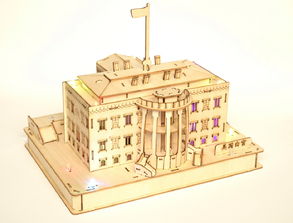 欢乐拼图——美国白宫木质DIY手工小屋 益智玩具的魅力与价值
