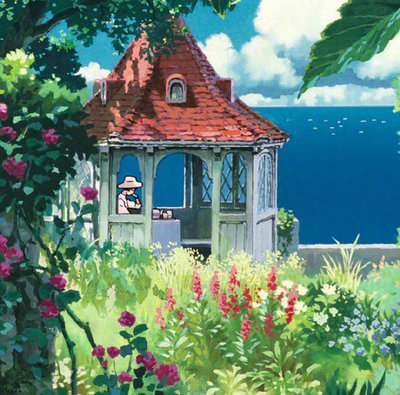 宫崎骏动漫里的夏天色彩斑斓,一代人童年 小屋